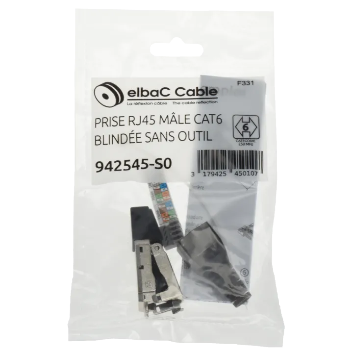 Connecteur Plug Rj45 Cat6 San Outil 942545