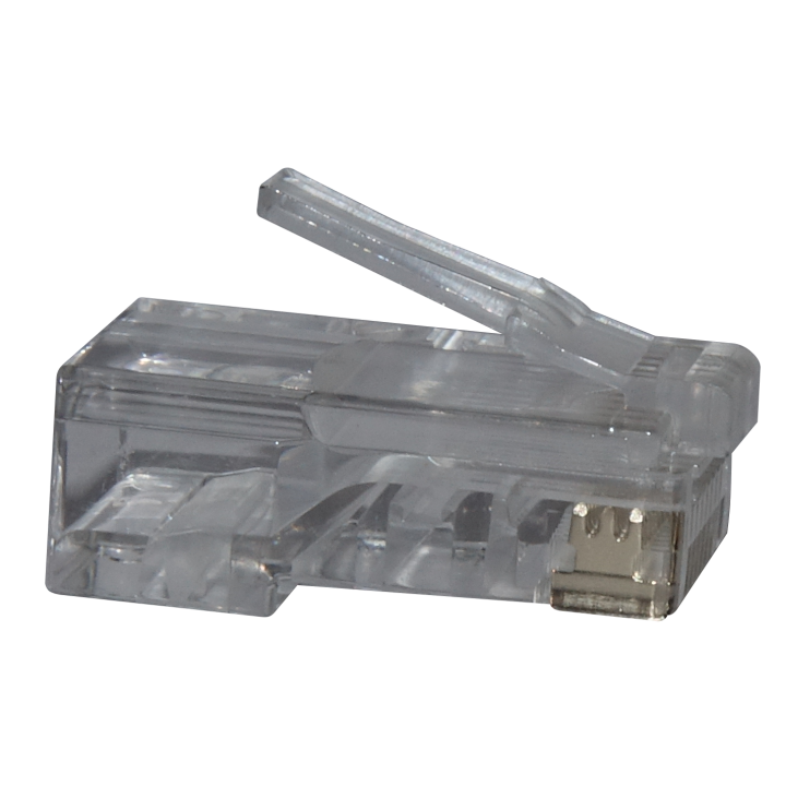 CONNECTEUR PLUG RJ 45 UTPcat.6 traversant 940504  la boite de 50