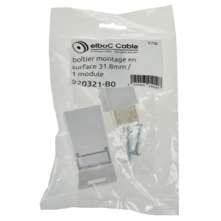 Boitier Montage En Surface 31.8Mm / 1 Module Boite 1 Pc