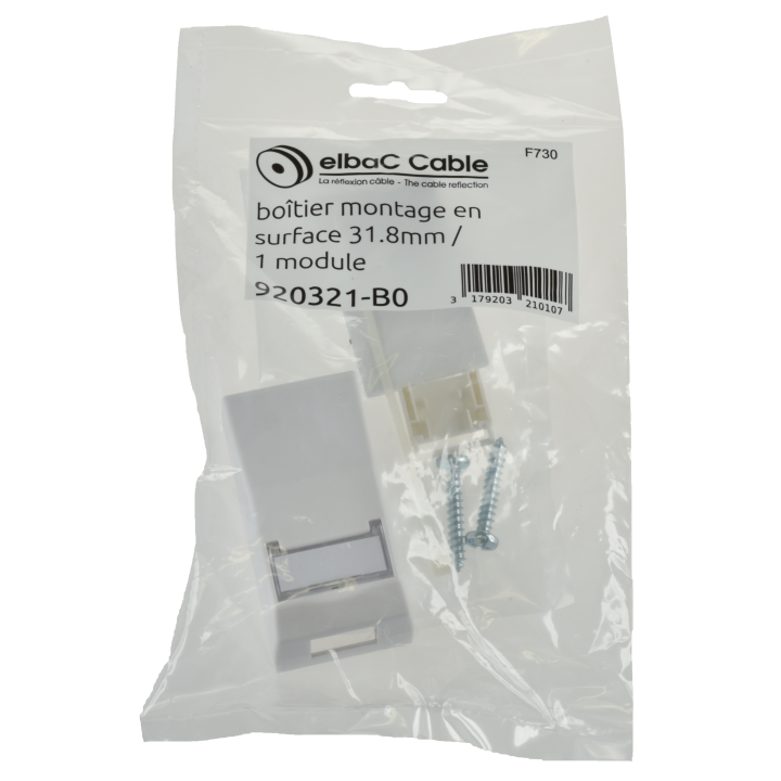 Boitier Montage En Surface 31.8Mm / 1 Module Boite 1 Pc