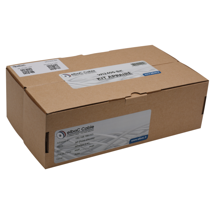 PONT SANS FIL 2.4GHZ 3KM - KIT APPAIRE Boite 1 KIT