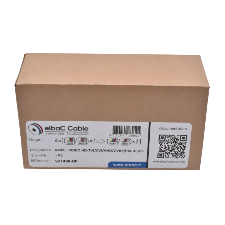 Ampli Pal/Ahd/Cvi/Tvi 4E/8S - Cd408Hd Boîte 1 Pc