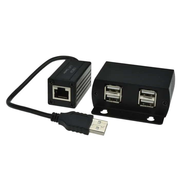 Deport Usb2 Sur Rj45 60M - Ue03-2 Boîte 1 Pc