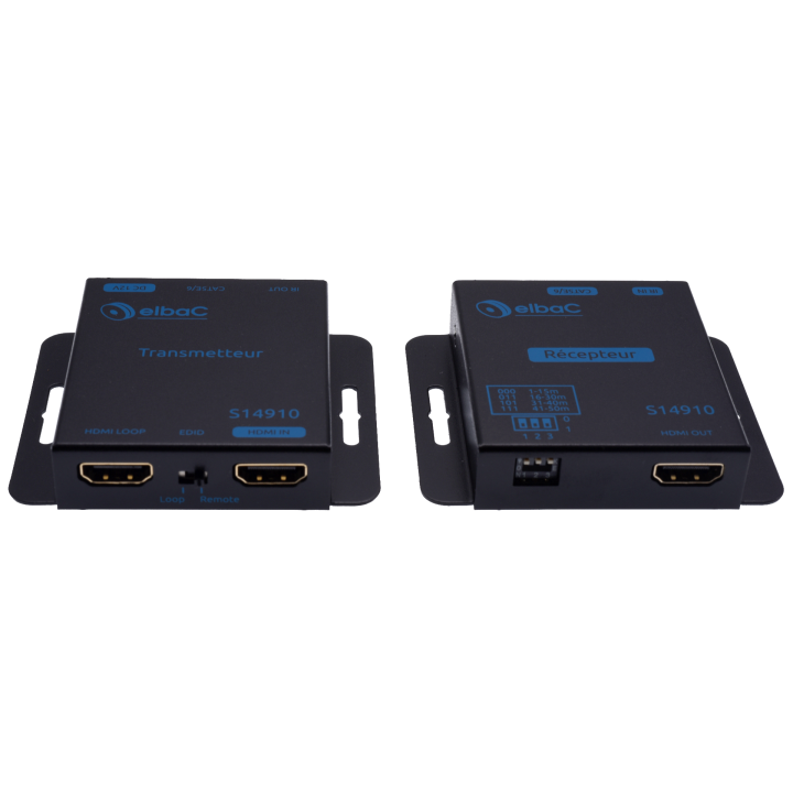 DEPORT HDMI SUR RJ45 50M AVEC LOOPOUT Boite 1 KIT