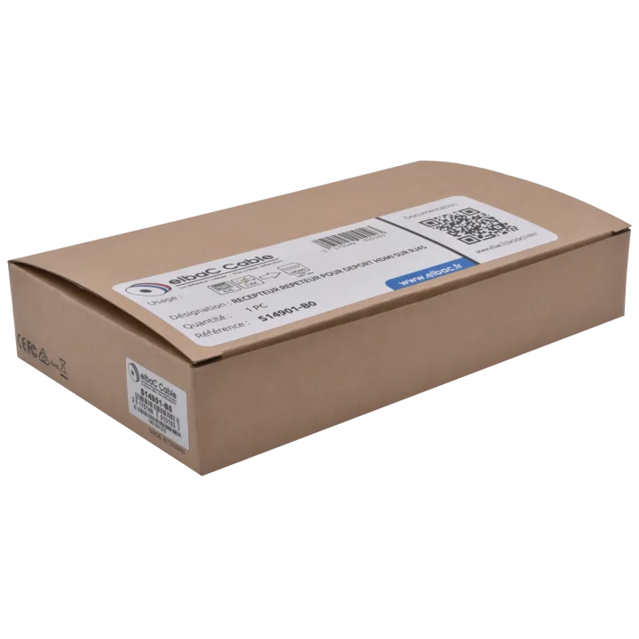 Recepteur Repeteur Pour Deport Hdmi Sur Rj45 Boîte 1 Pc
