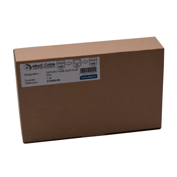Deport Hdmi Sur Rj45 50M - He01S Boîte 1 Pc