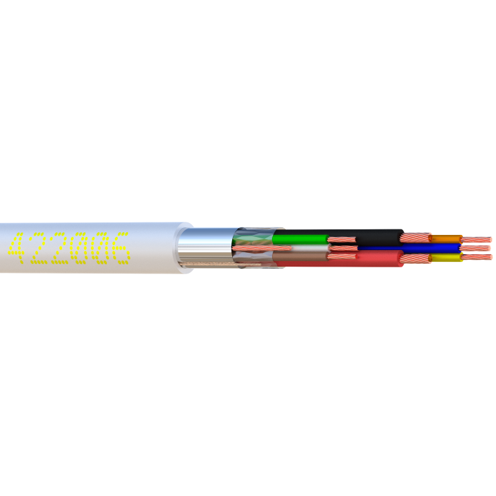 Cable D' Alarme Souple 6C X 0.22 + 2X0.75 100M