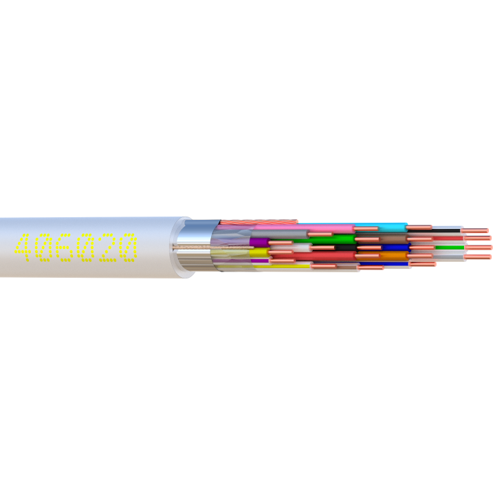 CABLE d' ALARME rigide  20c x 0.22 mm²    100m