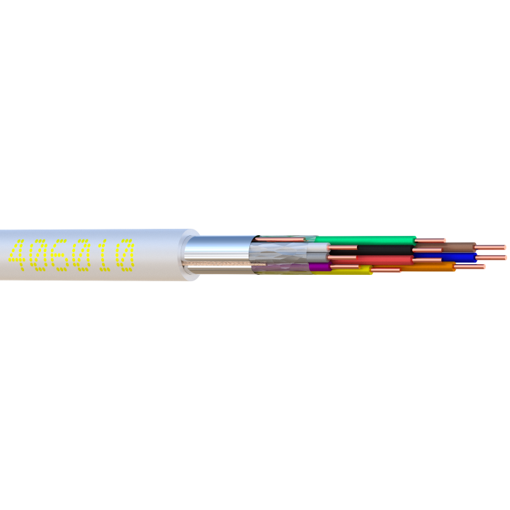 Cable D' Alarme Rigide 10C X 0.22 Mm² 100M