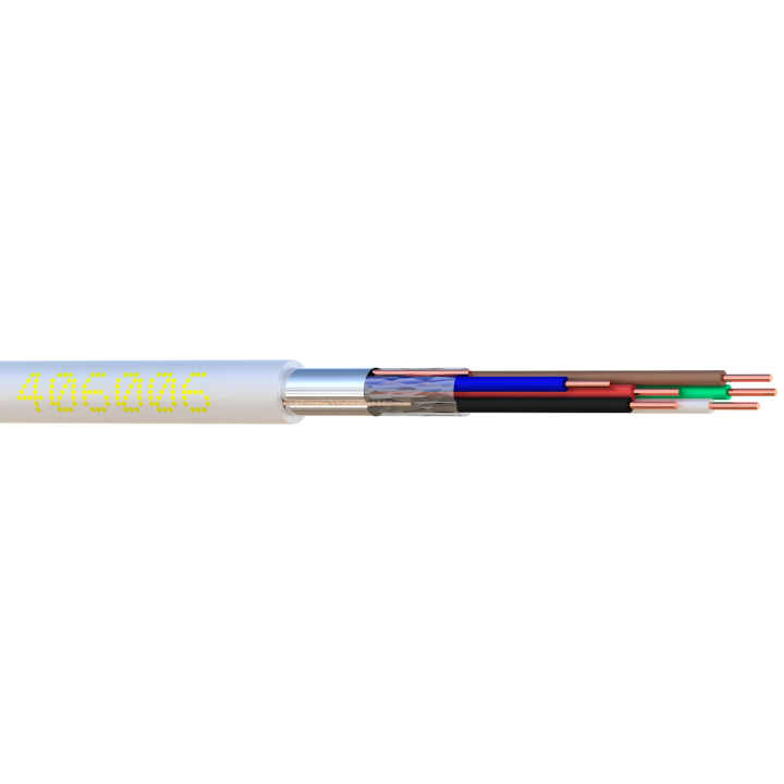 CABLE d' ALARME rigide 6c x 0.22 mm²   100m
