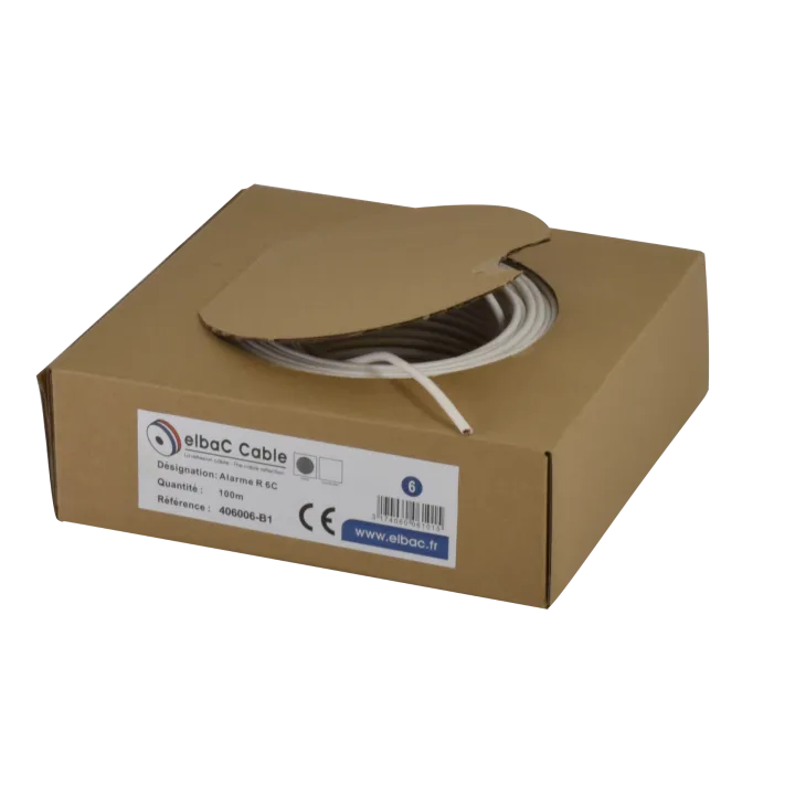 Câble D'S Alarme Rigide 6C X 022 Mm² 100M