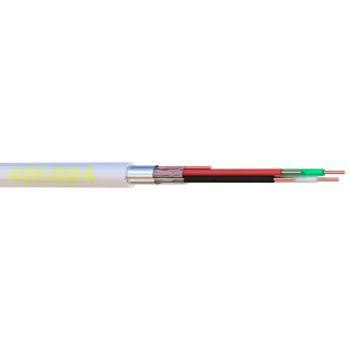 Câble Alarme Rigide 04C Awg24 Scr Bob. Bois 500 M