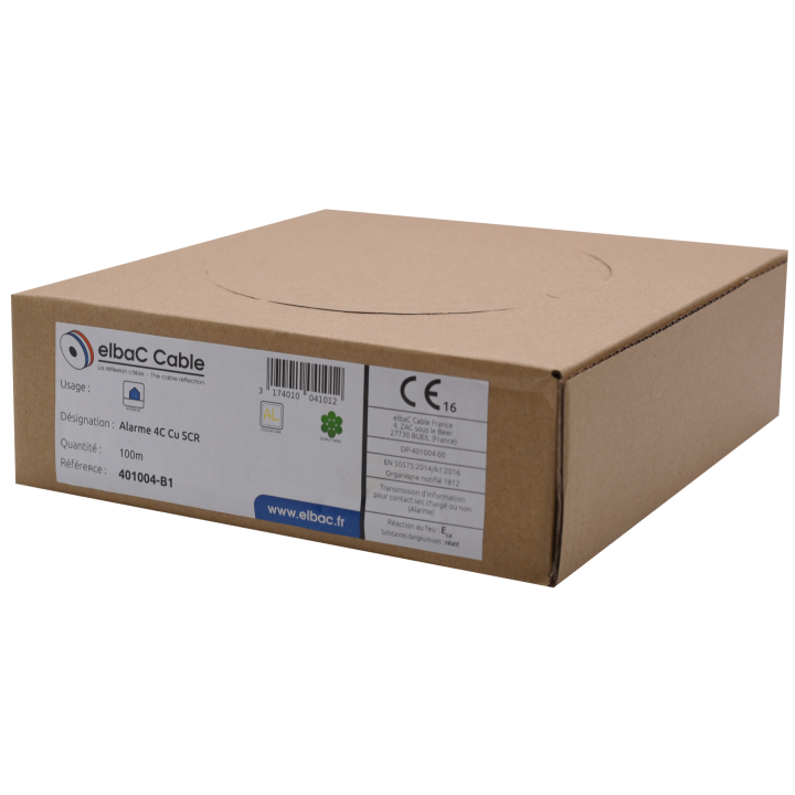 ALARME  SOUPLE 04C Cu SCR Boite 100 M