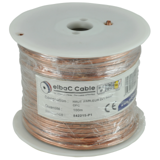 Hp 2X1.5Mm2 Sg Transp Bob. Plas. 100 M
