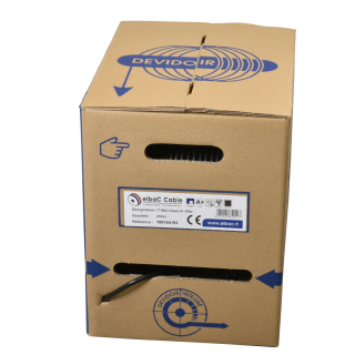 BOX CABLE COAX 17PAtC  classe A+   NOIR dévidoir 250m