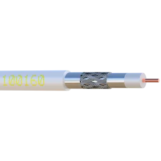 Câble Coaxial 17Vatc Classe A Triple Écran Blanc 100M