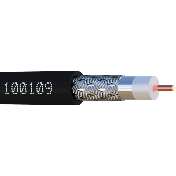 Câble Câble Coax 11Patc Classe A Noir Touret De 250 M