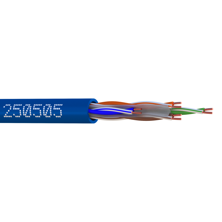 CABLE RESEAU cat6 F/UTP 4paires   le touret de 500m  250535-W5