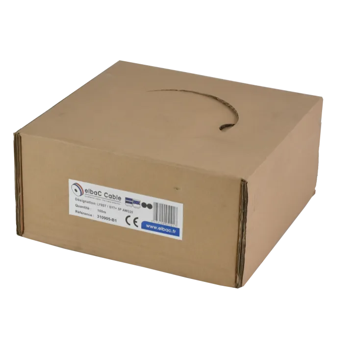 Câble Portier-Alarme 5 Paire Awg20 Box De100M 310905-B1