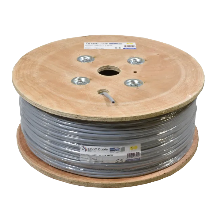 Câble Portier-Alarme 3 Paire Awg20 Touret De 500M 310903-W5