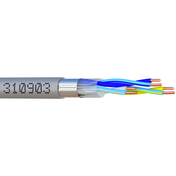 CABLE PORTIER-ALARME 3 paires AWG20 boite de 100m. 310903-B1