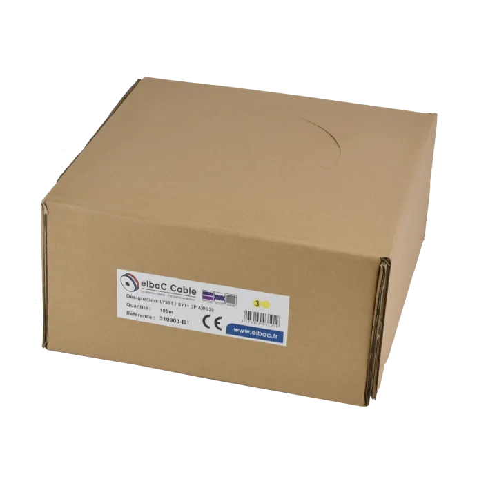 Câble Portier-Alarme 3 Paire Awg20 Boîte De 100M 310903-B1