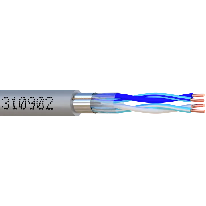 Câble Portier 2 Paire Awg 20 Gri 100M 310902-B1