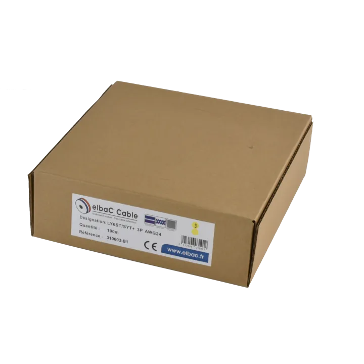 Câble Syt+/Ly6St 03P Awg24 Boîte 100 M