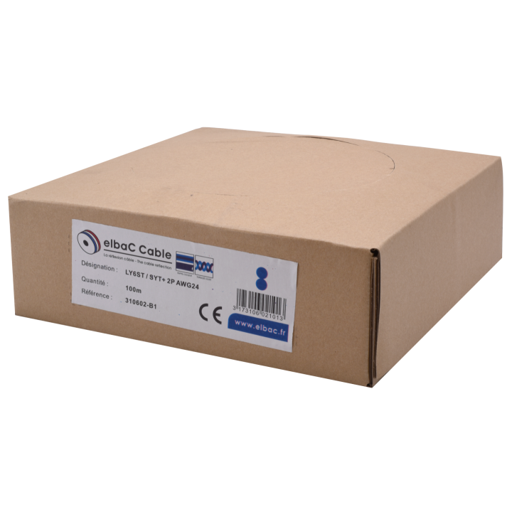 SYT+/LY6ST 02P AWG24 Boite 100 M