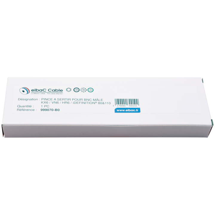 PINCE à SERTIR pour BNC cable HR6/KX6/VN6R  999070