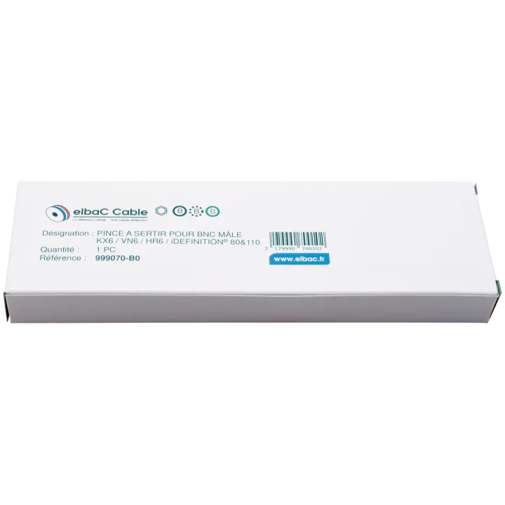 Pince A Sertir Bnc Kx6/Idef80/Idef110/Hr6 Boîte 1 Pc