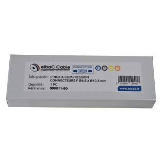 PINCE A COMPRESSION F 6.8/10.3mm Boite 1 PC