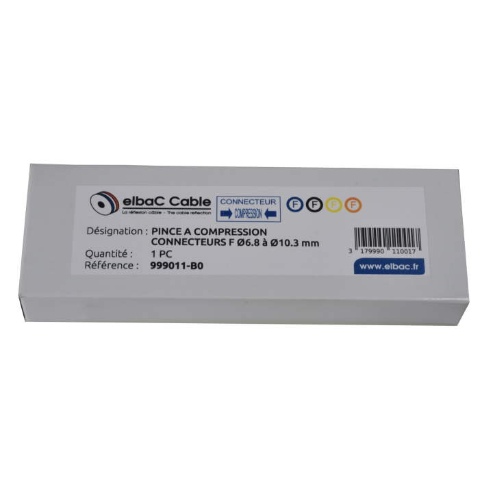 PINCE A COMPRESSION F 6.8/10.3mm Boite 1 PC