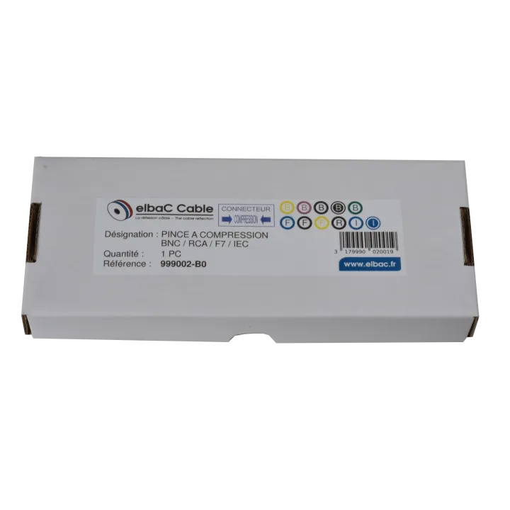 Pince À Compression Pour Connecteur Bnc -F7Mm -Iec-Rca 999002-B0