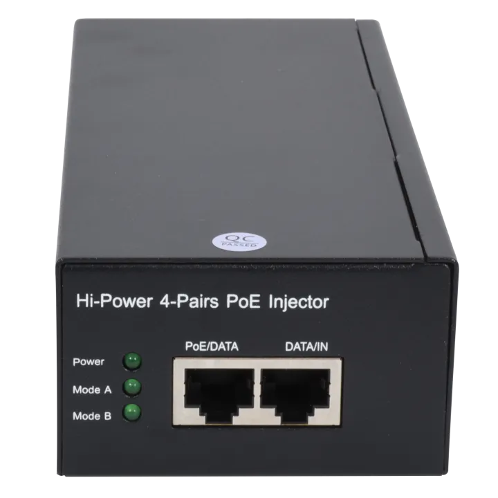 Injecteur Poe 802.3Bt 60W 1Gbps Boîte 1 Pc