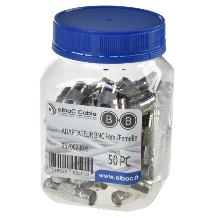 Raccord F Femelle/Femelle 3Ghz Boîte 50 Pc