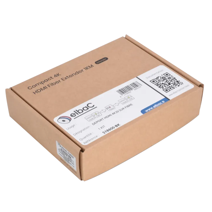Deport Hdmi 4K30 Sur Fibre Boîte 1 Kit