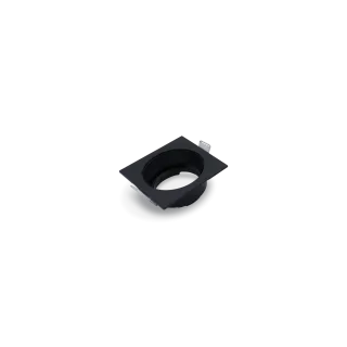 Collerette Carré Noir Pour Plafonnier Downlight Gaspard 7W