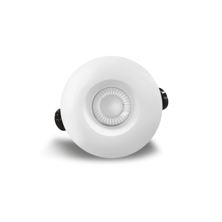 Downlight HECTOR,IP65,CCT changing,encastr. Ø68mm,finition blanc