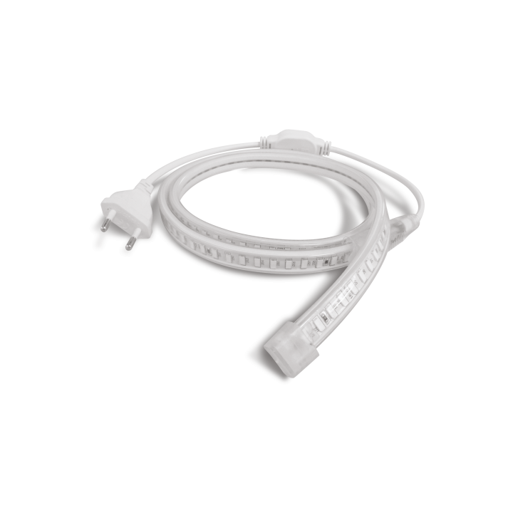 Ruban 220 volts, blanc froid, longueur 50 m, 10 watts/mètre (D)