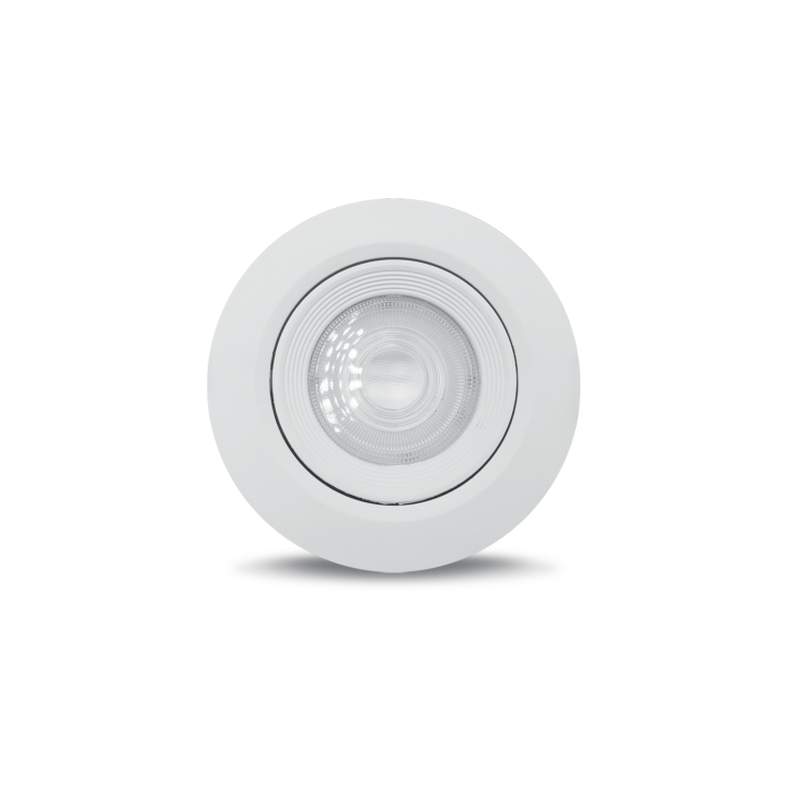 Spot HARMONY CCT,7 watts,dim.Triac,encas.Ø70mm,blanc dynamique(D
