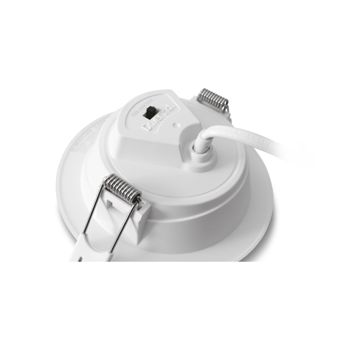 Downlight ALL IN,12 watts,CCT° changi,IP20,encast.Ø150mm,fini(D)