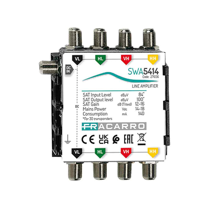 AMPLI LNB QUATTRO  4entrées  4sorties 10à15dB penté 271036