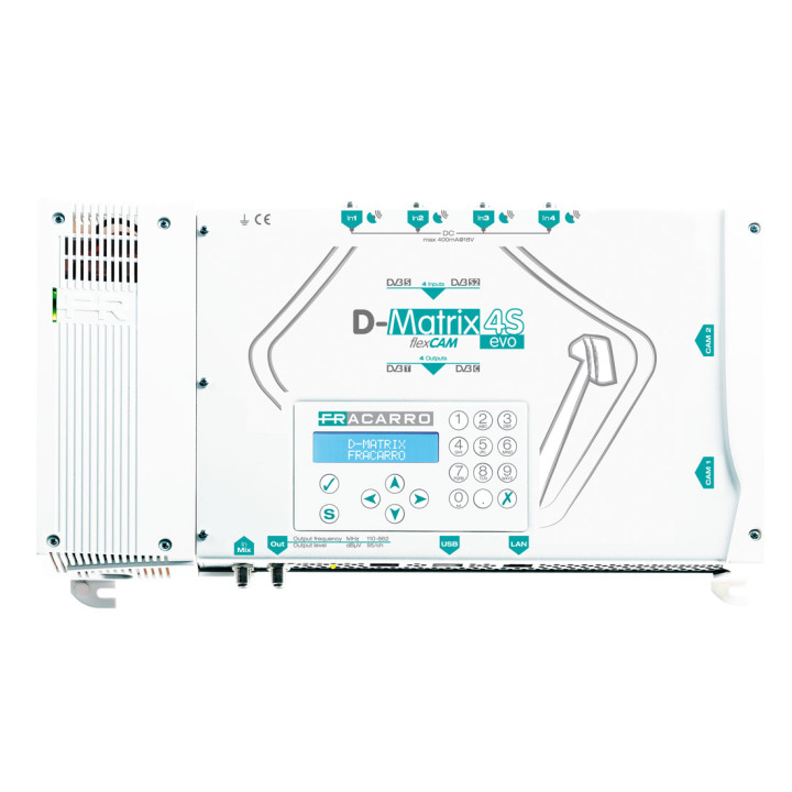 Transmodult 4E QPSK 4S COFDM 2 port PCMCIA