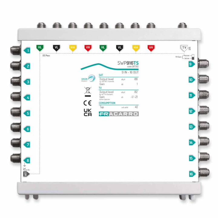 Multiswitch Autonome 9 Entrées 16 Sorties 287352