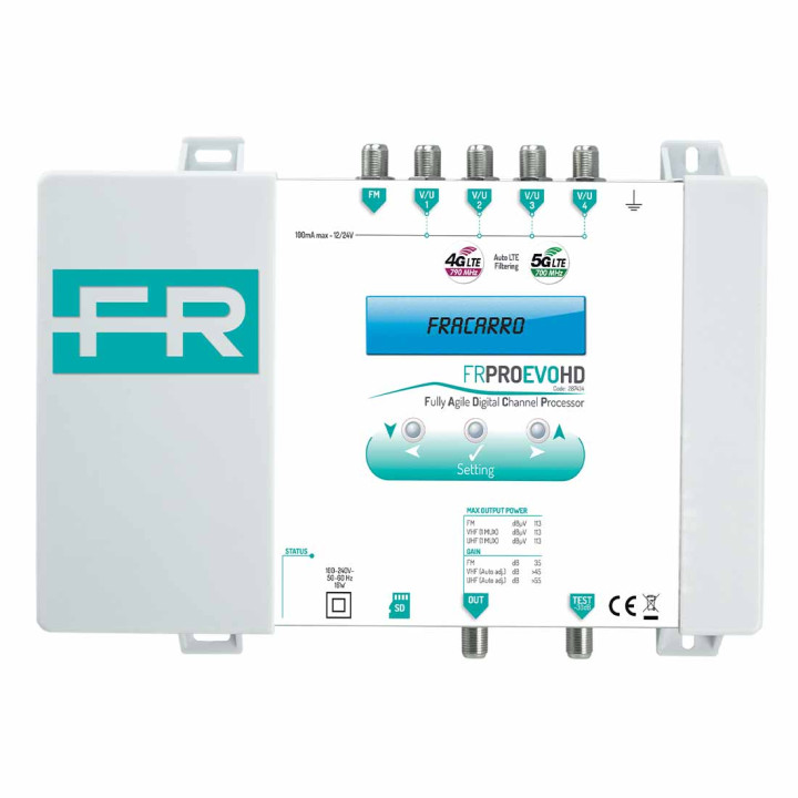 Station de filtrage compacte agile 55dB, CAG, sélection 4G/5G au