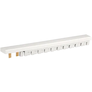 Peigne Horiz. 1P+N 13 Moøcxion Rangée Disj/Iøh/B 25-63A Alimenté Par Le Bas