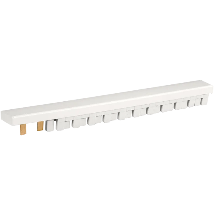 Peigne Horiz. 1P+N 13 Moøcxion Rangée Disj/Iøh/B 25-63A Alimenté Par Le Bas