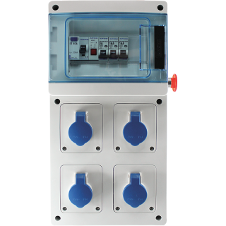Coffret de chantier équipé 4PC (D)
