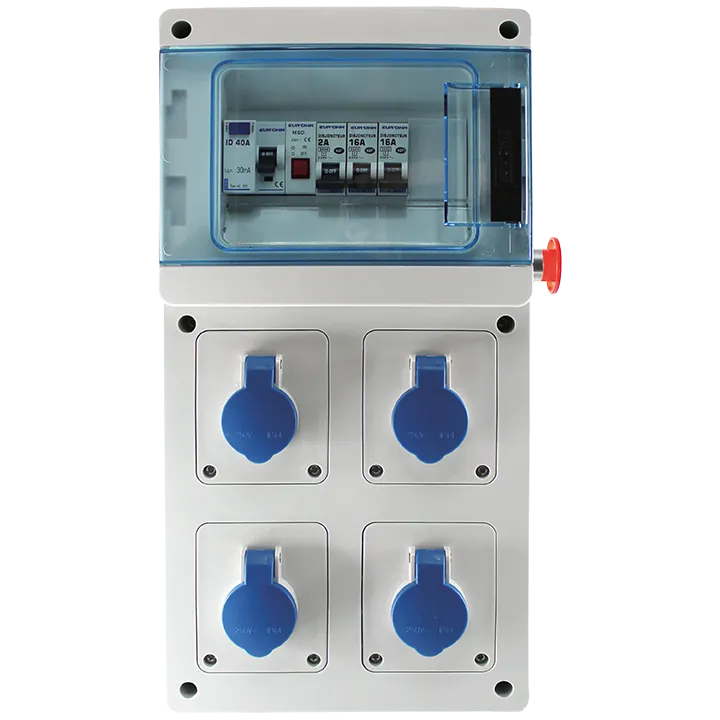 Coffret De Chantier Équipé 4Pc D